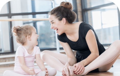 バレエの楽しさを引き出す、経験豊かな講師陣