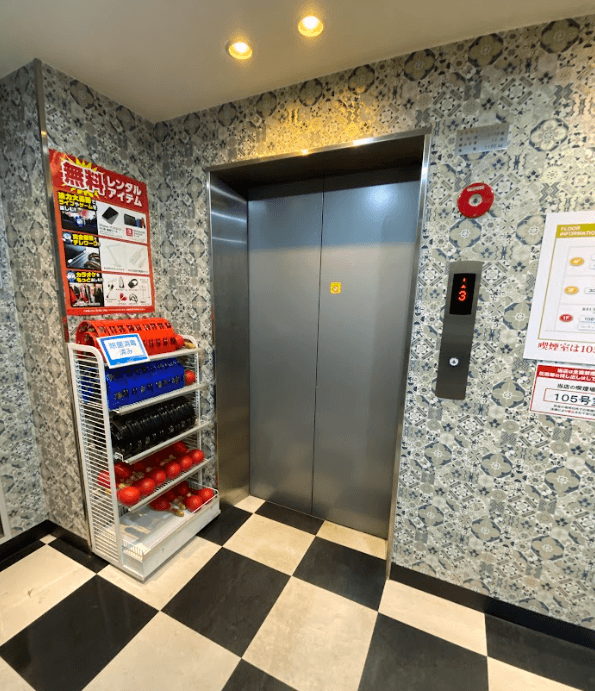 エレベーターがあるので、楽器の持ち運びも安心です。