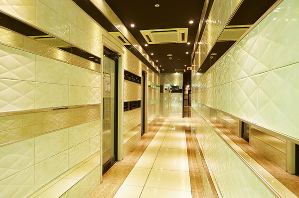 高級感のある通路。非日常を演出します。