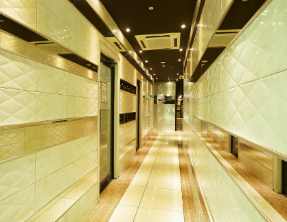 高級感のある通路。非日常を演出します。