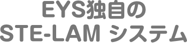 EYS独自のSTE-LAM システム